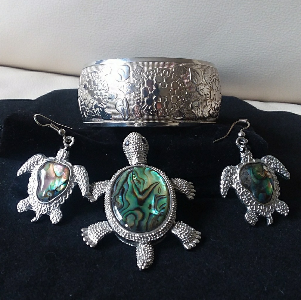 Turtle jewelry set